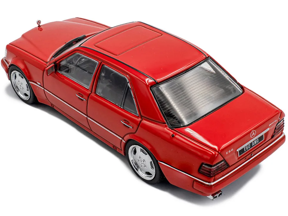 1994 Mercedes-Benz (W124) E60 AMG Signal Red 1/43 Diecast Model Car by Solido