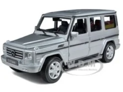 Mercedes G Class Silver 1/24 Diecast Car Model Welly 24012