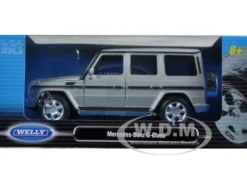 Mercedes G Class Silver 1/24 Diecast Car Model Welly 24012