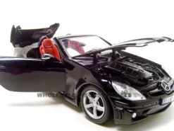 2005 Mercedes SLK55 AMG Black 1/18 Diecast Model Car Motormax 73162