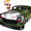 1951 Mercury Matt Green Harley Quinn Diecast Figure DC Comics Bombshells Series 1/24 Diecast Model Car Jada 30456