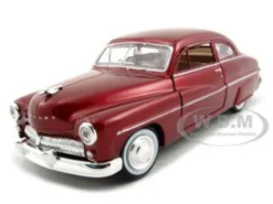 1949 Mercury Red 1/24 Diecast Car Model Motormax 73225