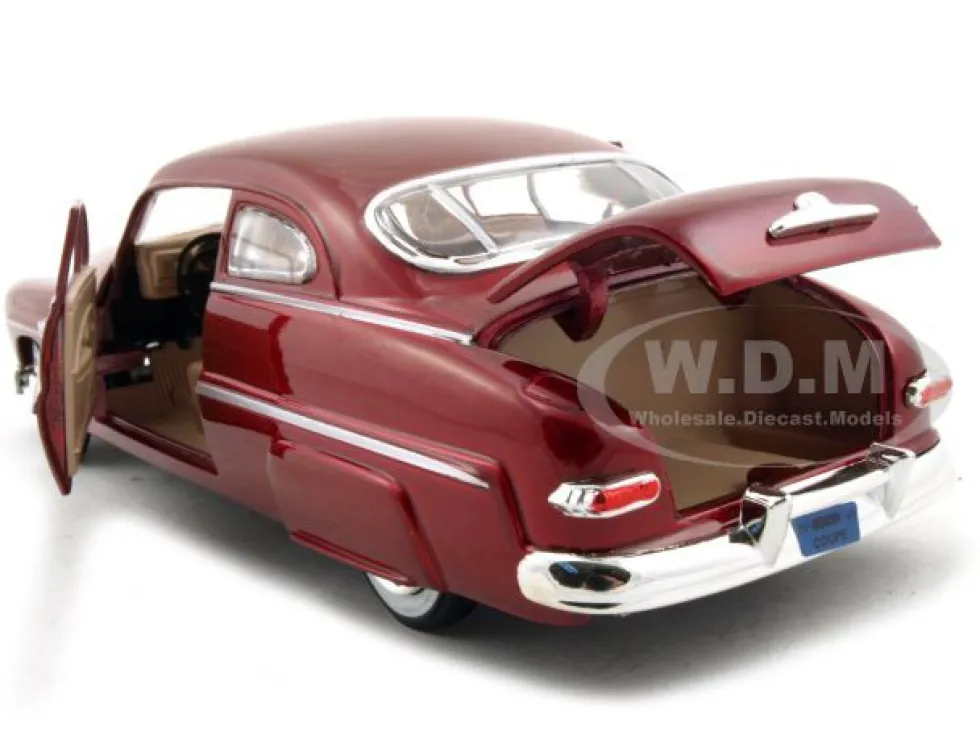 1949 Mercury Red 1/24 Diecast Car Model Motormax 73225