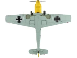 Messerschmitt Bf 109E-3 Fighter Aircraft "White 4, Unteroffizier Horst Perez, 4/JG 26" (1940) German Luftwaffe "Air Power Series" 1/48 Diecast Model by Hobby Master