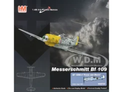 Messerschmitt BF 109E-4 Fighter Aircraft "Franz von Werra, II/JG-3" (1940) German Luftwaffe "Air Power Series" 1/48 Diecast Model by Hobby Master