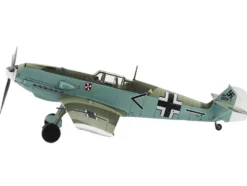 Messerschmitt BF 109E-4 Fighter Aircraft "Franz von Werra, II/JG-3" (1940) German Luftwaffe "Air Power Series" 1/48 Diecast Model by Hobby Master