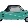 Messerschmitt KR200 Bubble Car Turkish Green with Black Top 1/18 Scale Diecast Model Car by Oxford Diecast