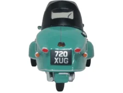 Messerschmitt KR200 Bubble Car Turkish Green with Black Top 1/18 Scale Diecast Model Car by Oxford Diecast