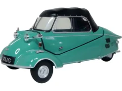 Messerschmitt KR200 Bubble Car Turkish Green with Black Top 1/18 Scale Diecast Model Car by Oxford Diecast