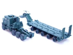M1070 Heavy Equipment Transporter Army Green Armor Premium Series 1/72 Diecast Model Panzerkampf 12206PB