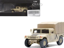 M998 HMMWV "1st Battalion, 37th Armored Regiment, 3rd Combat Brigade, 1st Armored Division, Gulf War, Iraq" (1991) United States Army "Military Miniature" Series 1/64 Diecast Model by Panzerkampf