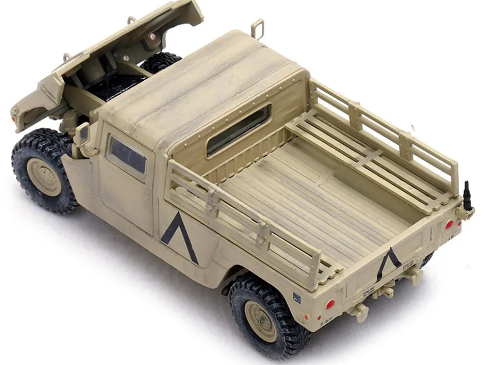 M998 HMMWV "1st Battalion, 37th Armored Regiment, 3rd Combat Brigade, 1st Armored Division, Gulf War, Iraq" (1991) United States Army "Military Miniature" Series 1/64 Diecast Model by Panzerkampf