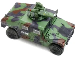 M1046 HUMVEE Tow Missile Carrier Green Camouflage 3rd Battalion 8th Marine Regiment Kosovo Force KFOR 1999 Military Miniature Series 1/64 Diecast Model Panzerkampf 12501AB