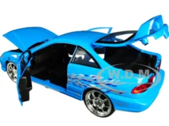 Mia's Acura Integra RHD Right Hand Drive Blue Fast Furious Movie 1/24 Diecast Model Car Jada 30739
