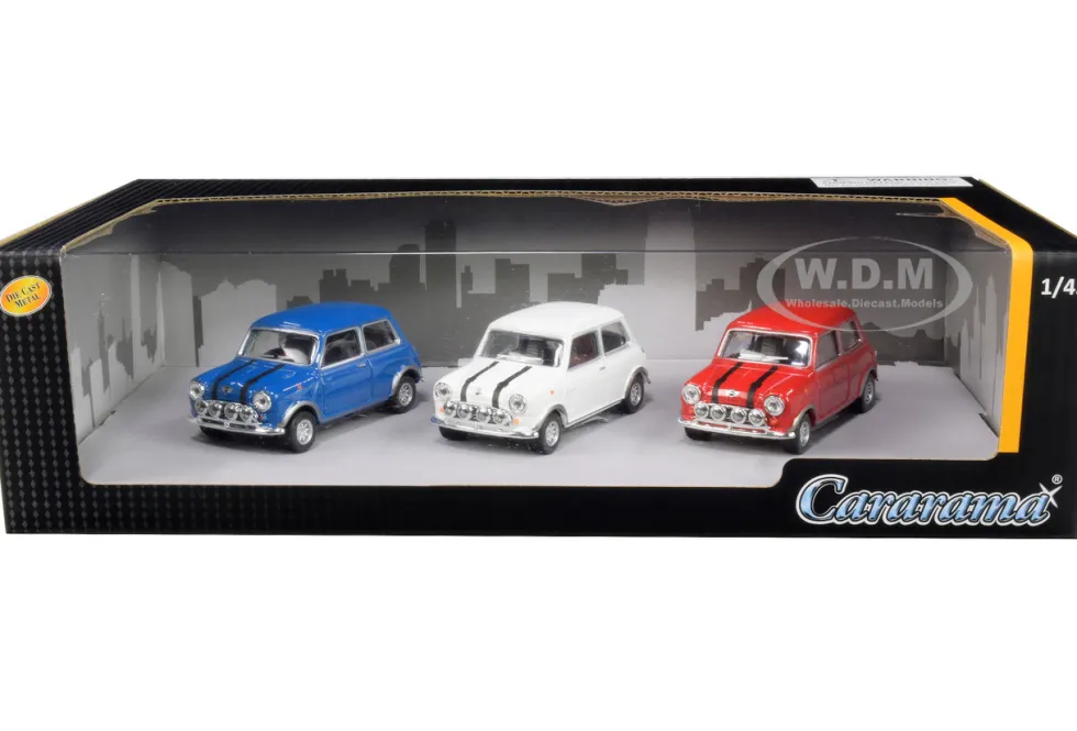 Mini Cooper 3 piece Gift Set 1/43 Diecast Model Cars Cararama 35310