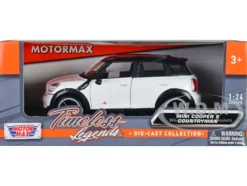 Mini Cooper S Countryman White 1/24 Diecast Car Model Motormax 73353