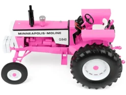 Minneapolis Moline G840 Open Station Wide Front Tractor Hot Pink "Classic Series" 1/16 Diecast Model by SpecCast