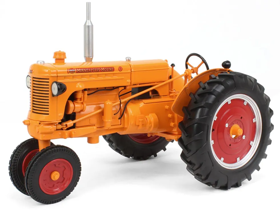 Minneapolis Moline Model U Narrow Front Tractor Orange Classic Series 1/16 Diecast Model SpecCast SCT922