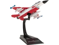 Mitsubishi F 2B Fighter Aircraft Air Development and Test Wing 60th Anniversary 2015 Japan Air Self Defense Force 1/100 Diecast Model Hachette Collections HADC44