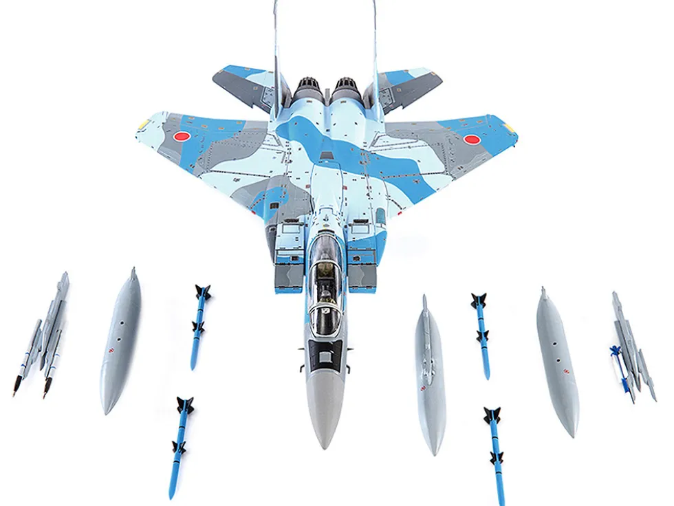 Mitsubishi F-15DJ Eagle Fighter Plane JASDF Japan Air Self-Defense Force Tactical Fighter Training Group 2020 1/72 Diecast Model JC Wings JCW-72-F15-018
