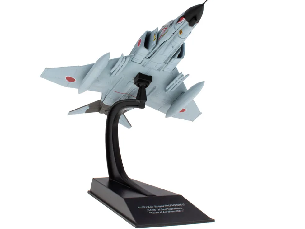 Mitsubishi F 4EJ Kai Super Phantom II Fighter Aircraft 302nd Squadron 83rd Air Wing Tactical Air Meet 2001 Japan Air Self Defense Force 1/100 Diecast Model Hachette Collections HADC30