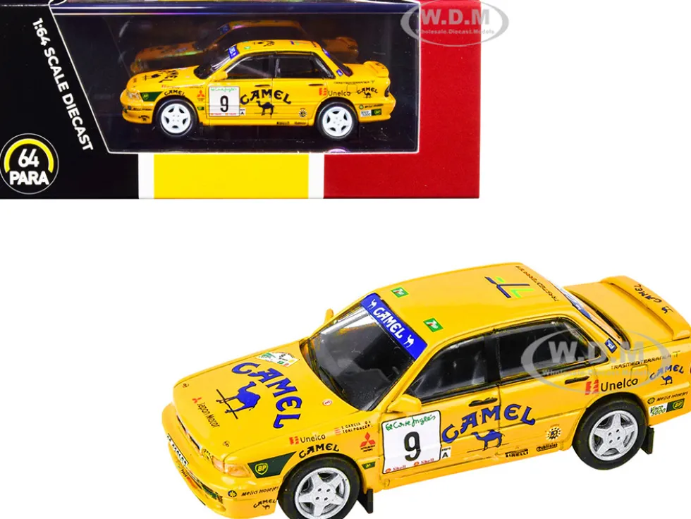 Mitsubishi Galant VR-4 #9 Garcia Ponce Rally El Corte Ingles 1995 1/64 Diecast Model Car Paragon Models PA-55103