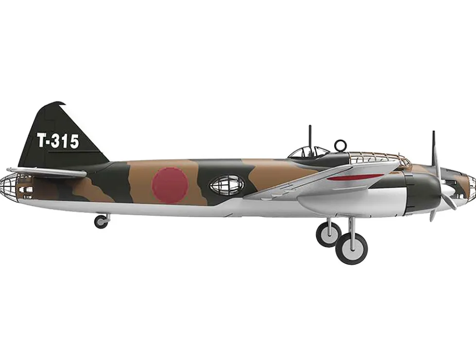 Mitsubishi G4M Bomber Aircraft Betty Takao Kokutai Philippines Imperial Japanese Navy 1941 Planes of World War II Series 1/144 Diecast Model Airplane Luppa LCM011