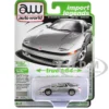 1993 Mitsubishi 3000GT VR-4 Zurich White Silver Metallic "Import Legends" Series 1/64 Diecast Model Car by Auto World