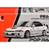 Mitsubishi Lancer Evolution IV RHD (Right Hand Drive) White "Indonesia Diecast Expo 2024 Exclusive" 1/64 Diecast Model Car by Pop Race