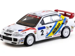 Mitsubishi Lancer Evolution III #2 Kenneth Eriksson - Staffan Parmander Winner "Hong Kong-Beijing Rally" (1995) "Global64" Series 1/64 Diecast Model by Tarmac Works