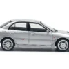 Mitsubishi Lancer Evolution IV RHD (Right Hand Drive) Steel Silver Metallic 1/64 Diecast Model Car by Pop Race