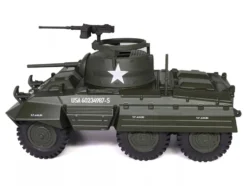 M8 Light Armored Car Olive Drab "United States Army" 1/43 Diecast Model by Militaria Die Cast