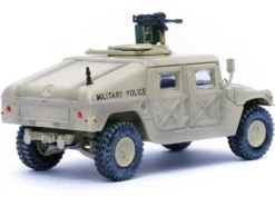 M988 Modern 4×4 Utility Vehicle with Grenade Launcher Desert Sand "Military Police, 4th Traffic Platoon, A company, 92nd MP Battalion 89th MP Brigade Ad Daman Saudi Arabia Gulf War" (1990) "Military Miniature" Series 1/64 Diecast Model by Panzerkampf