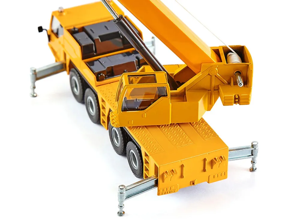 Mobile Crane Yellow 1/55 Diecast Model Siku 2110