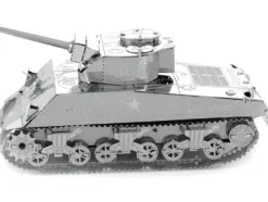 Model Kit American Sherman Tank (Moderate Difficulty) Steel Model by Metal Earth