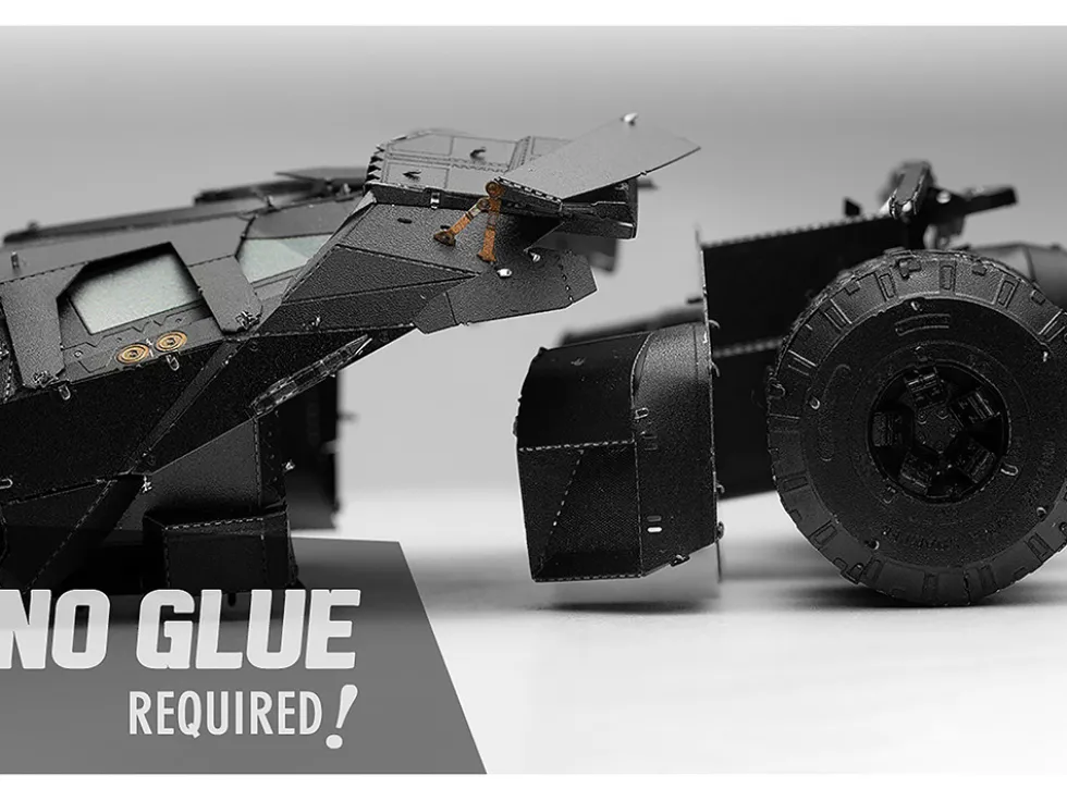 Model Kit Batman Tumbler "The Dark Knight Trilogy" (2005-2012) Movies (Challenging Difficulty) Steel Model by Metal Earth