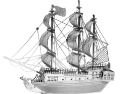 Model Kit Black Pearl Ship (Moderate Difficulty) Steel Model by Metal Earth