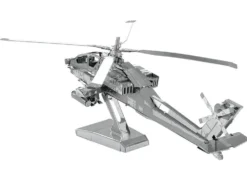 Model Kit Boeing AH-64 Apache Attack Helicopter (Moderate Difficulty) Steel Model by Metal Earth