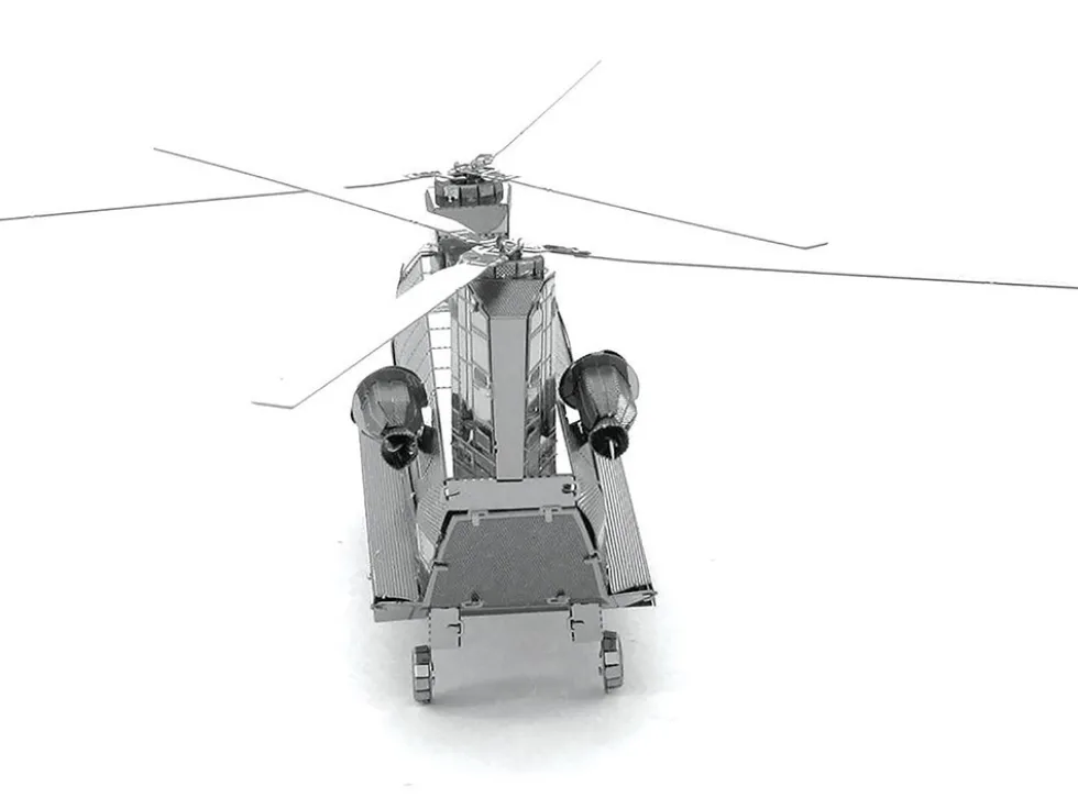 Model Kit Boeing CH-47 Chinook Transport Helicopter (Moderate Difficulty) Steel Model by Metal Earth