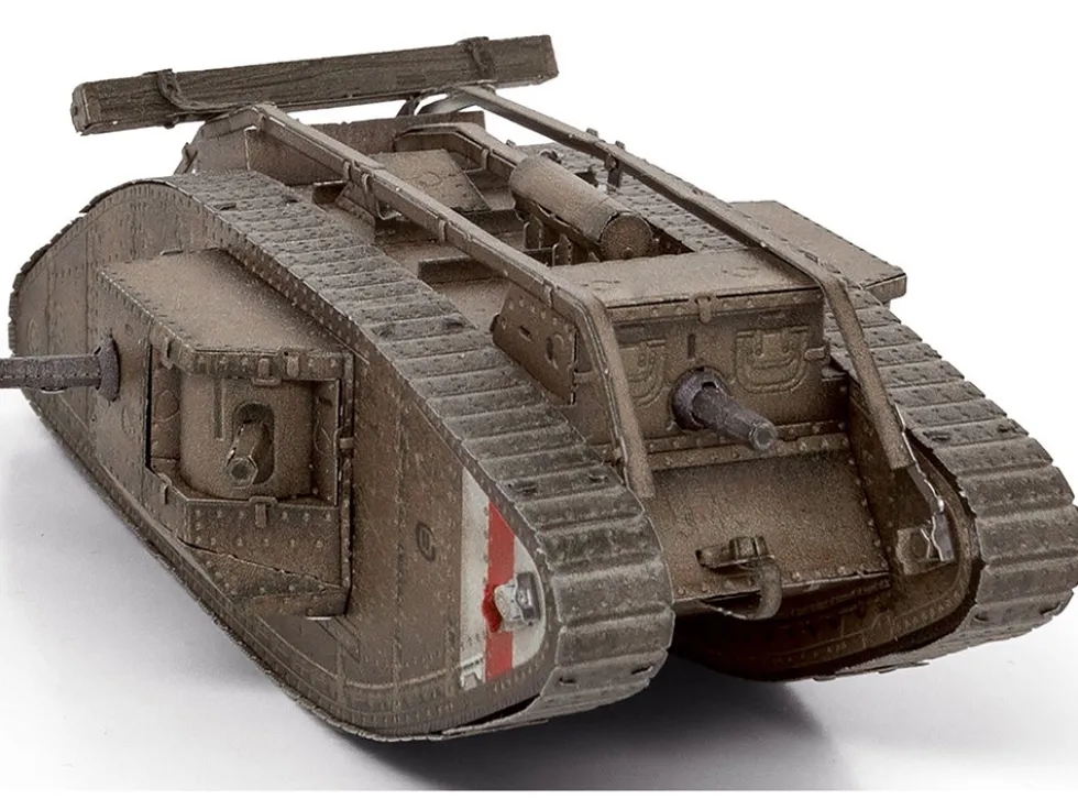 Model Kit British Mark IV Tank (Moderate Difficulty) Steel Model by Metal Earth