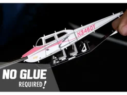 Model Kit Cessna 182 Floatplane White and Red (Moderate Difficulty) Steel Model by Metal Earth