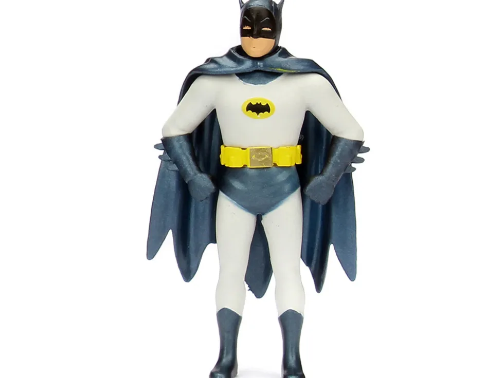 Model Kit Classic Batmobile Black Batman Diecast Figure Batman 1966-1968 TV Series Build N' Collect 1/24 Diecast Model Car Jada 30873
