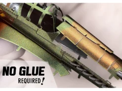 Model Kit Curtiss P-40 Warhawk Fighter-Bomber Aircraft