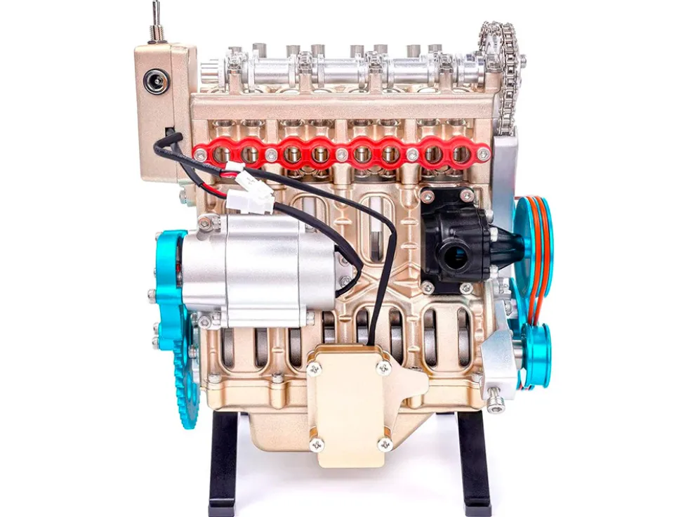 Model Kit 4 Cylinder Diecast Engine Model Kit Motor City Classics 99001
