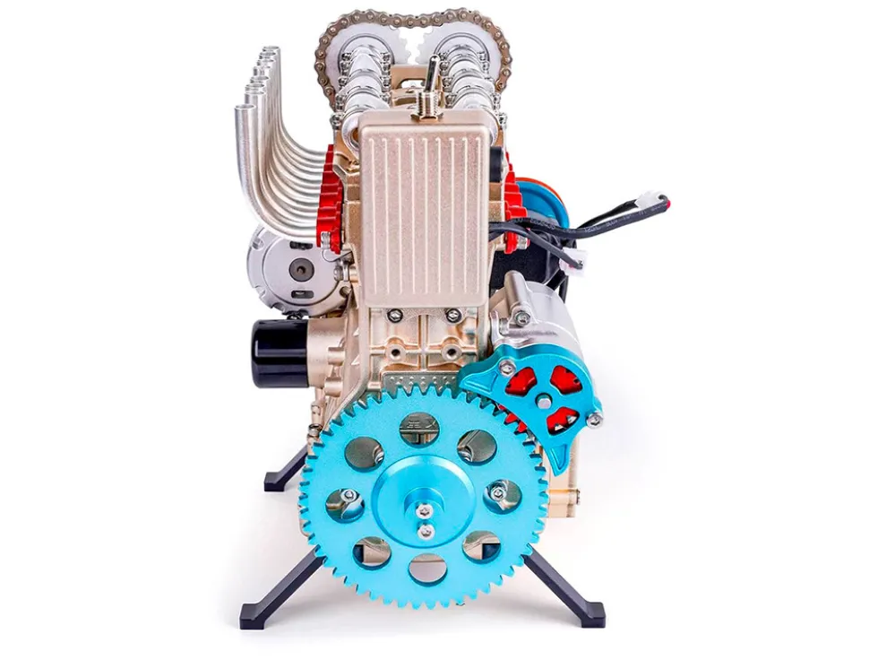 Model Kit 4 Cylinder Diecast Engine Model Kit Motor City Classics 99001