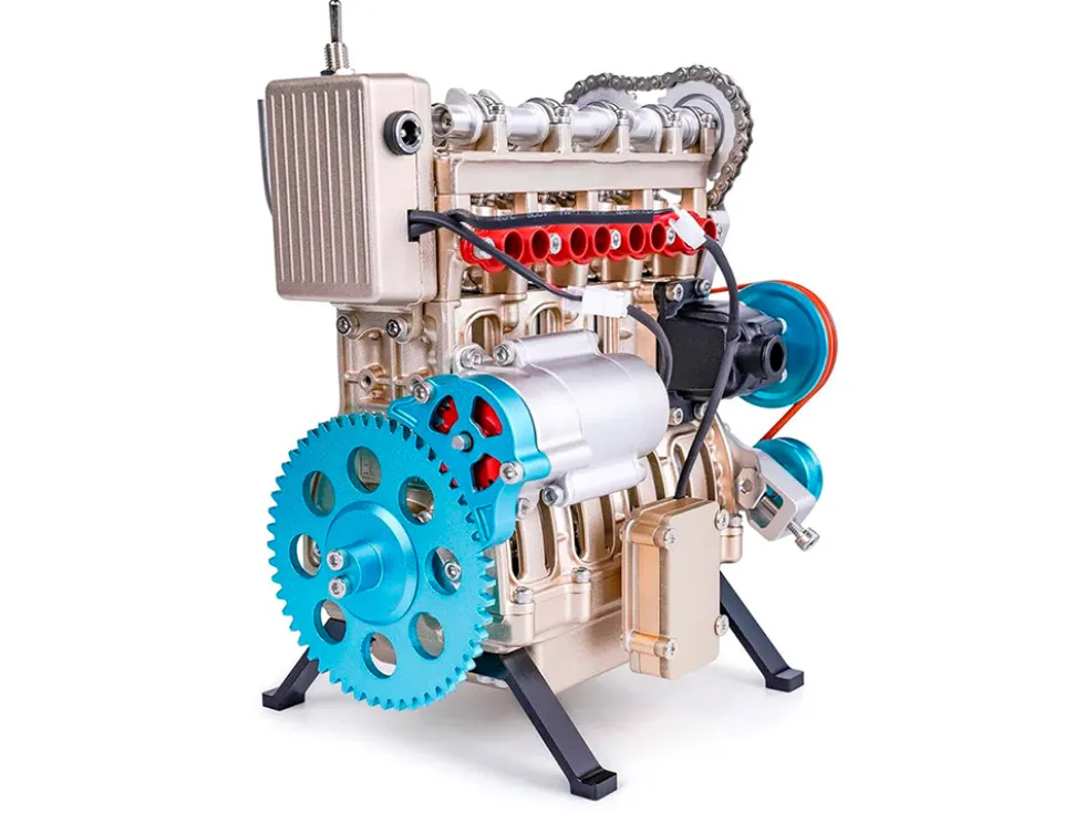 Model Kit 4 Cylinder Diecast Engine Model Kit Motor City Classics 99001