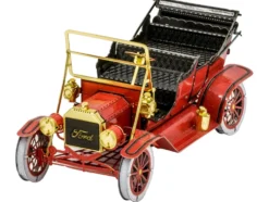 Model Kit 1908 Ford Model T Red (Moderate Difficulty) Steel Model by Metal Earth