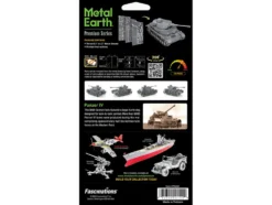 Model Kit German Panzer IV Tank (Challenging Difficulty) Steel Model by Metal Earth