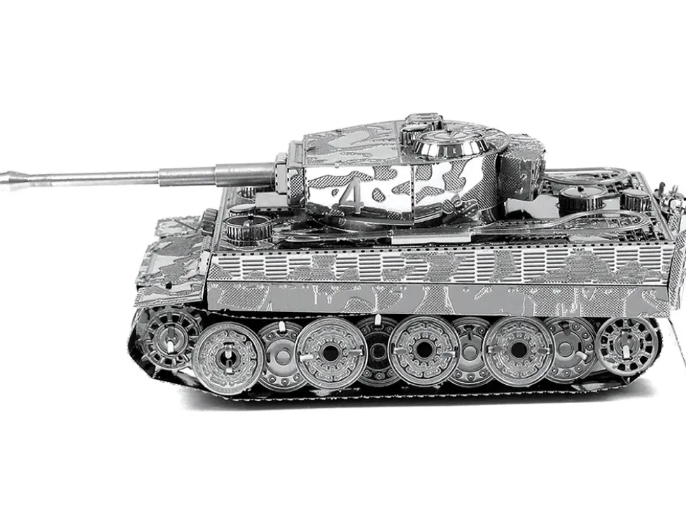 Model Kit German Tiger I Tank (Moderate Difficulty) Steel Model by Metal Earth