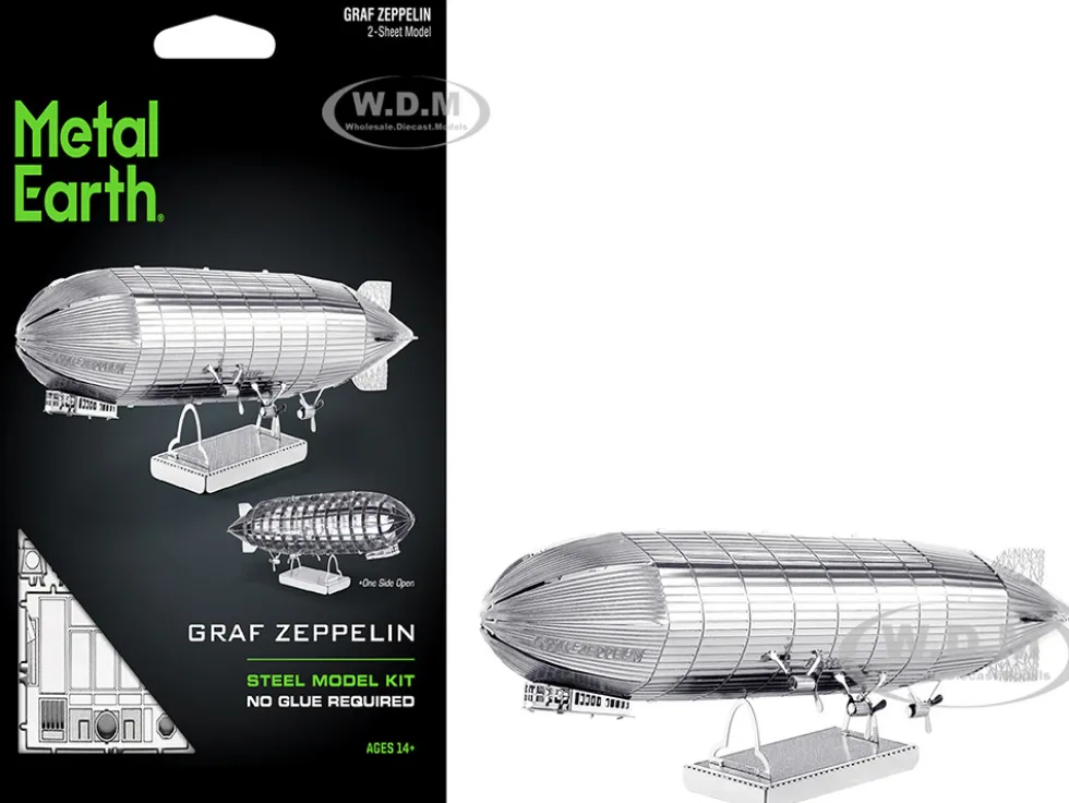 Model Kit Graf Zeppelin Airship (Moderate Difficulty) Steel Model by Metal Earth